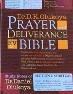 Prayer and Deliverance Bible (Big & Leather Bond)